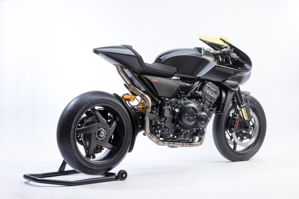 Honda CB4 Interceptor Concept has display in gas tank