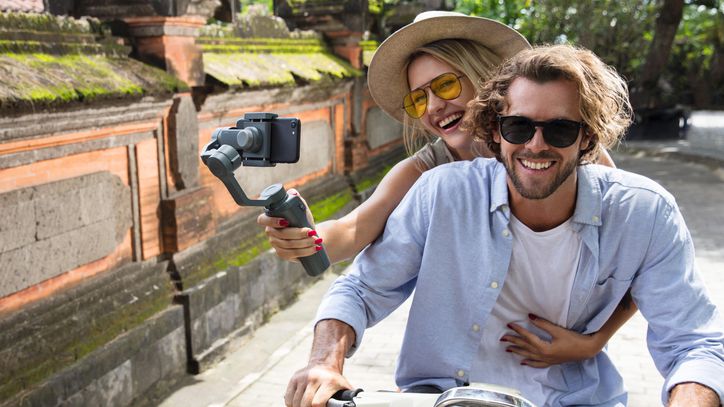 DJI Osmo Mobile 2 is made out of nylon
