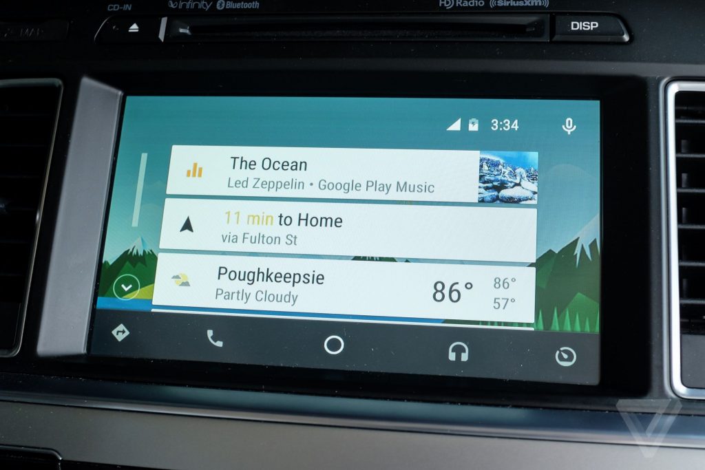 JVC Android Auto works wired and wirelessly
