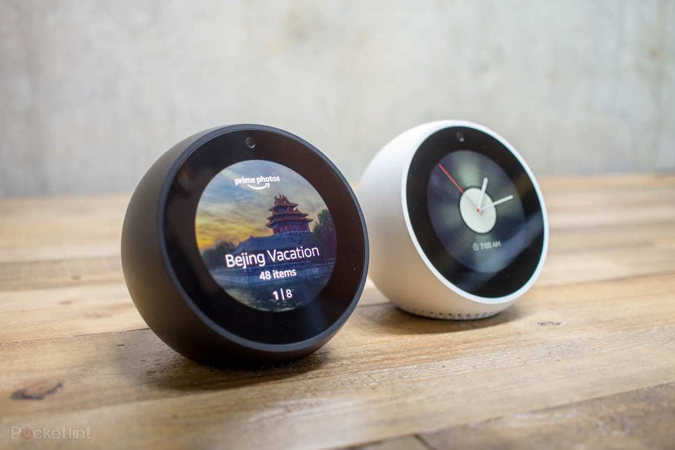 Echo Spot looks like an alarm clock