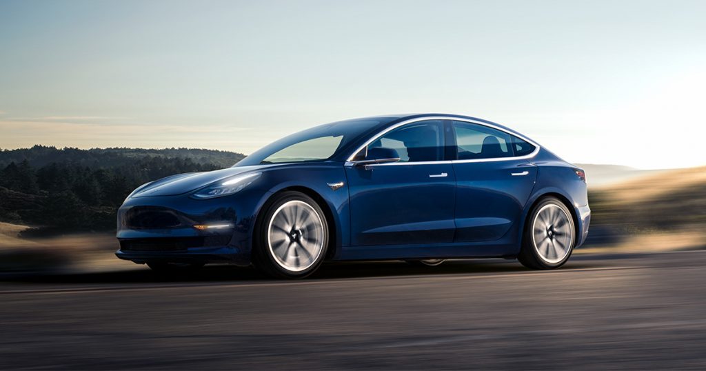 Tesla Model 3 goes 140 mph