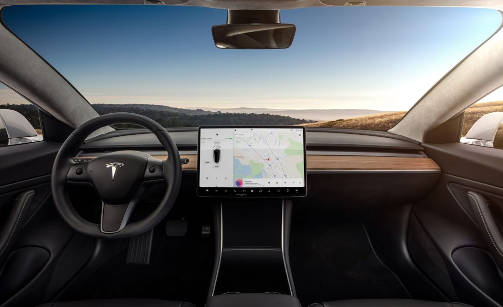 Tesla Model 3 has a lot of tech