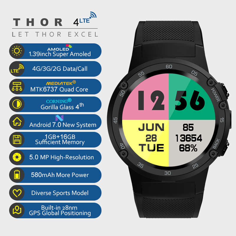 smartwatch zeblaze thor 4g