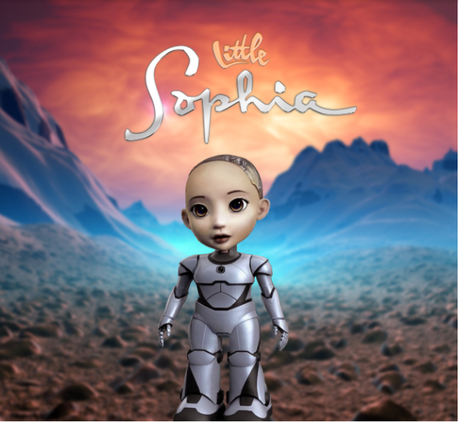 Little Sophia Robot Teaches Code
