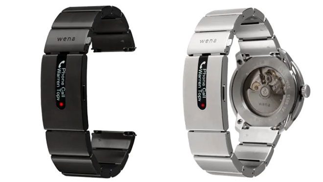The Sony Wena Wrist Pro Smartwatch Strap and and Wena Wrist Active
