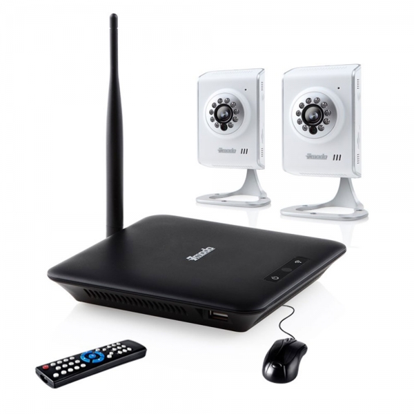 Mini Network Security DVR and IP Cameras System