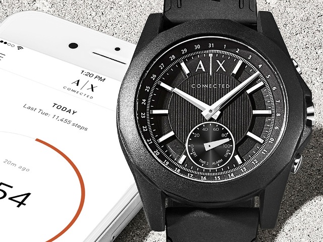 armani exchange smart watch features