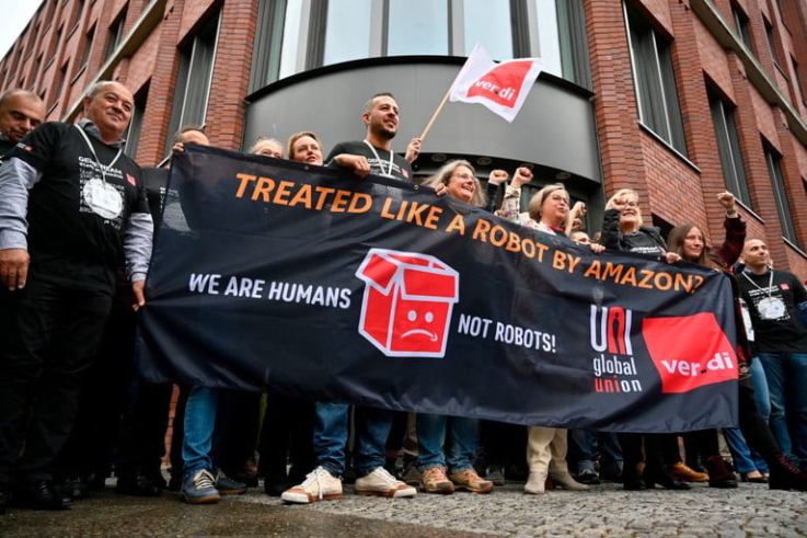 German Amazon Employees Go on Strike During Prime Day