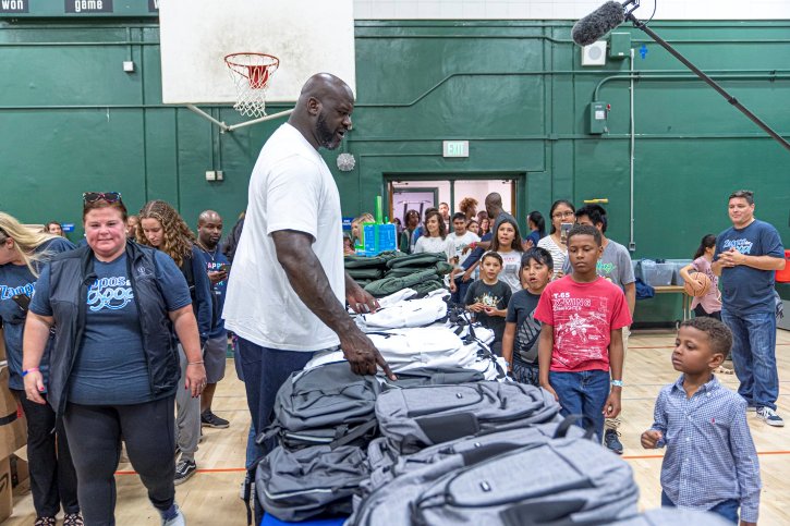 Amazon Alexa and Shaq O’Neal Team up to Help Students in Need