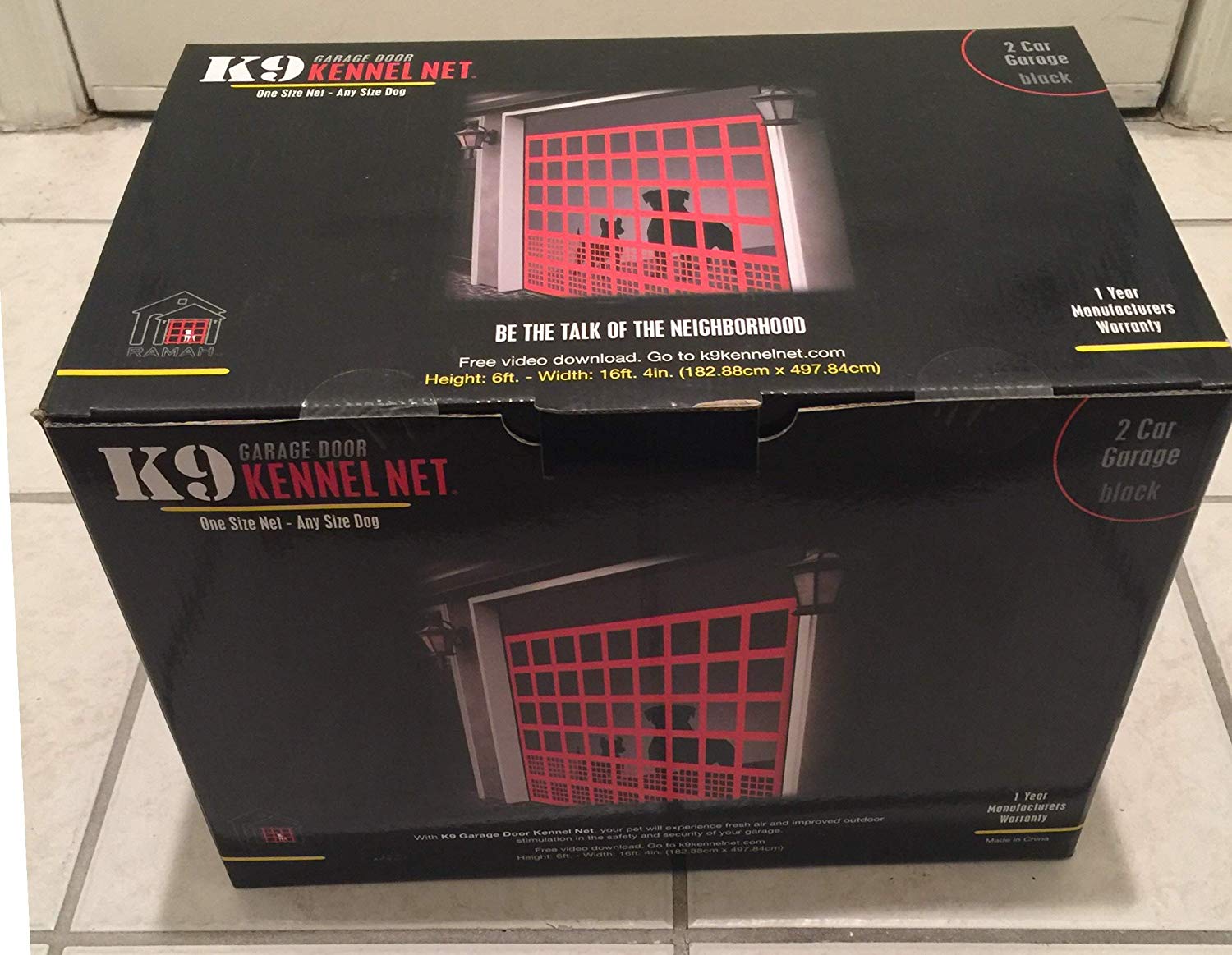 K9 Garage Door Kennel Net