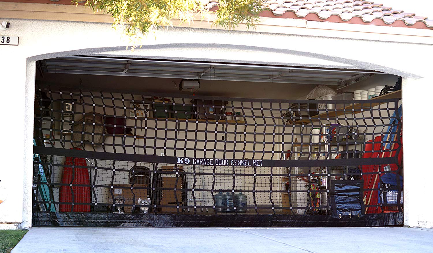 K9 Garage Door Kennel Net