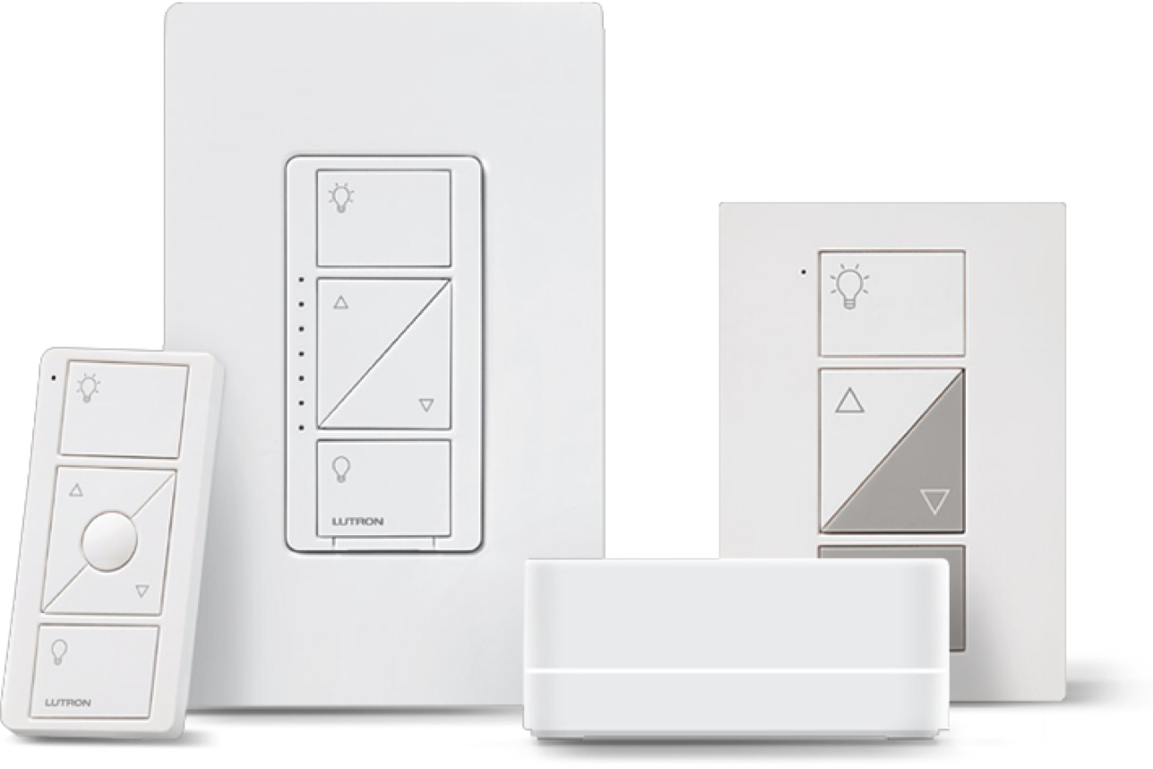 Lutron Caséta Wireless Lamp Dimming Smart Plug Kit with Smart Bridge