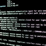 Server administration. Analysis of authentication log files in an operating system