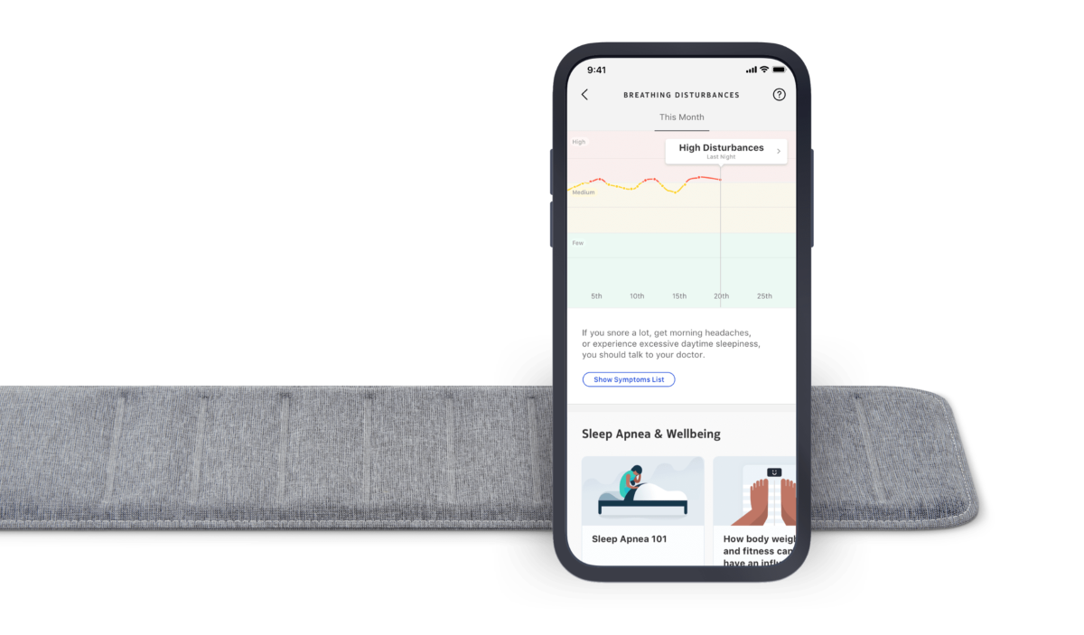 Withings Sleep Tracking Mat