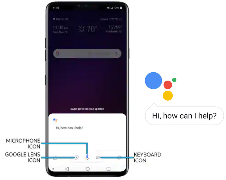 LG V40 Google Assistant