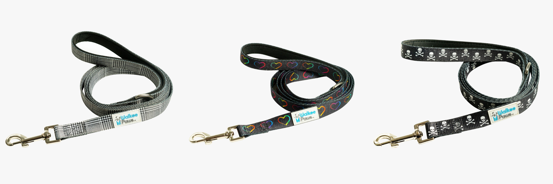 Walkee Paws Patterned Dog Leash - Different Models