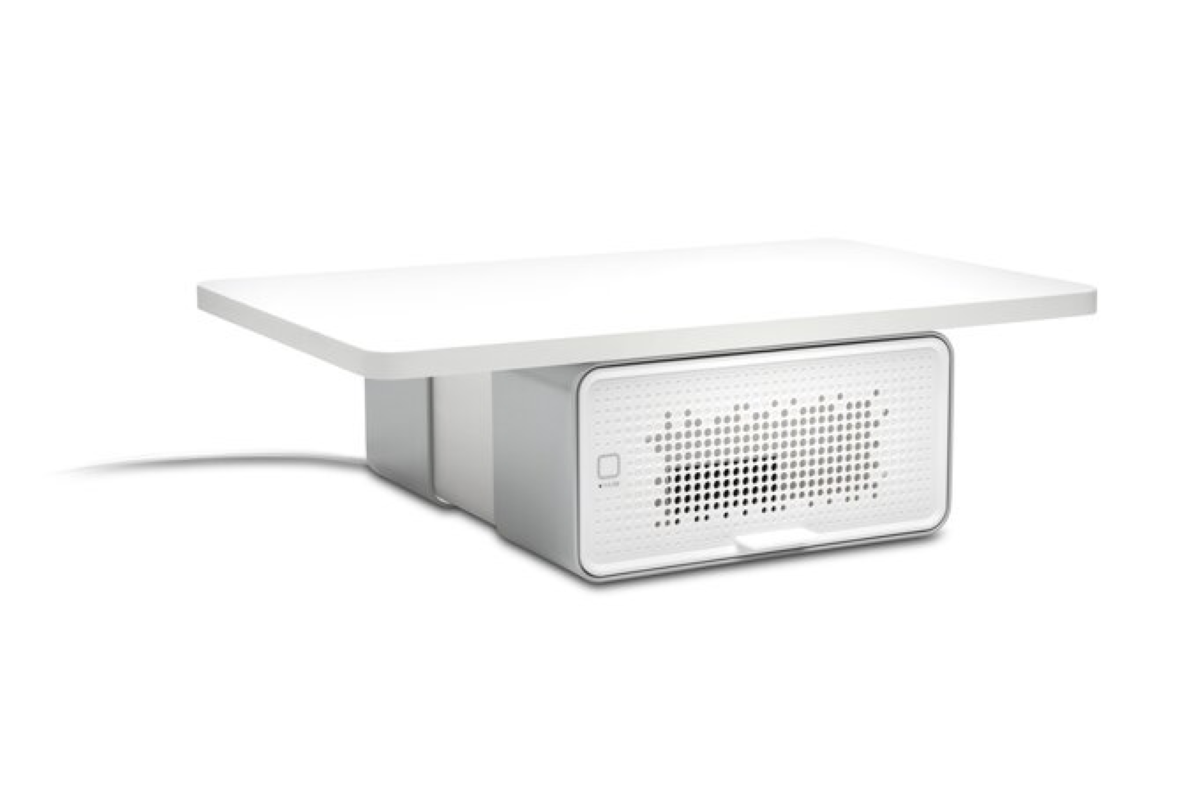 FreshView Air Purifier - Installed within its Monitor Stand