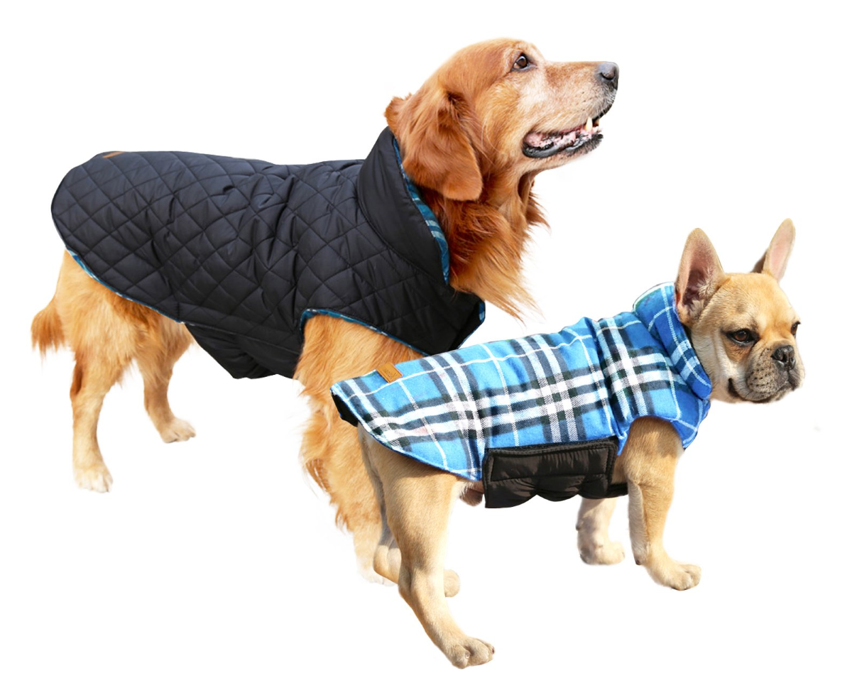 Kuoser Reversible Warm Waterproof Dog Jacket