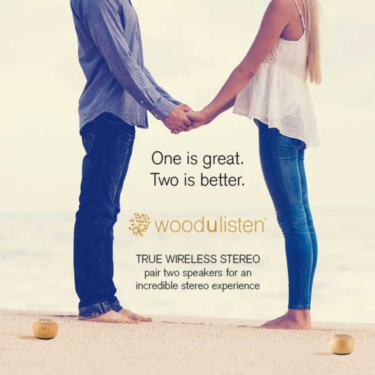 Woodulisten TWS Speakers - Speaker Pairing via TWS Technology