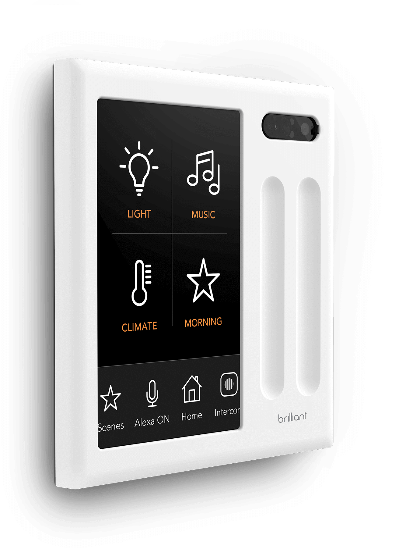 Brilliant All-in-One Smart Home Control Switch - Minimalist Design