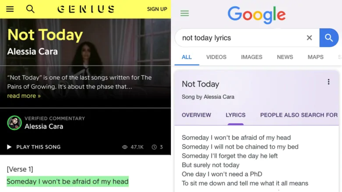 Genius Media is suing Google