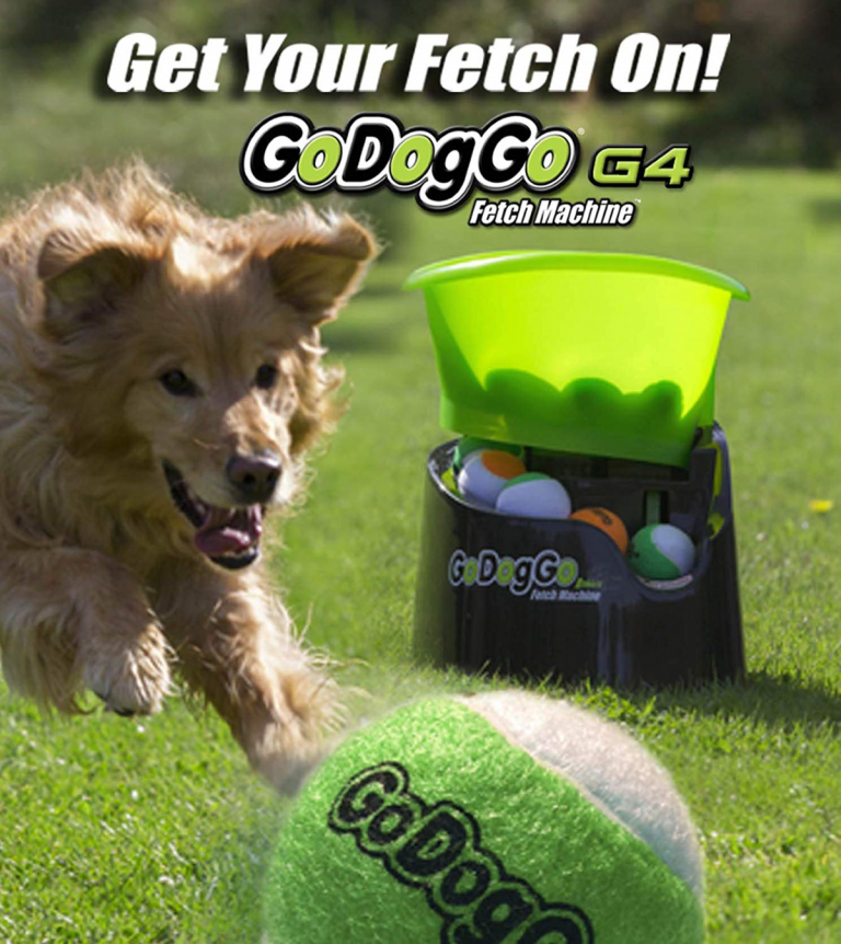 GoDogGo Fetch Machine G4 Automatic Dog Ball Thrower