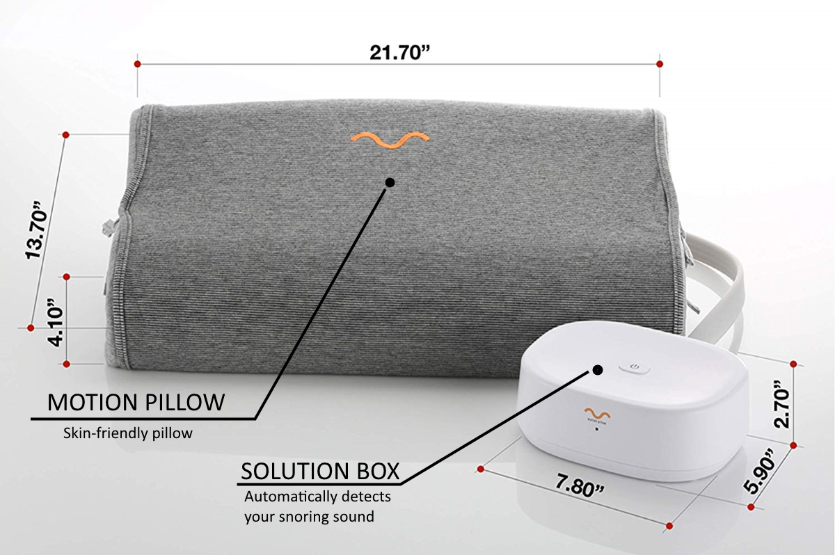 10Minds Motion Pillow - Design and Measurements