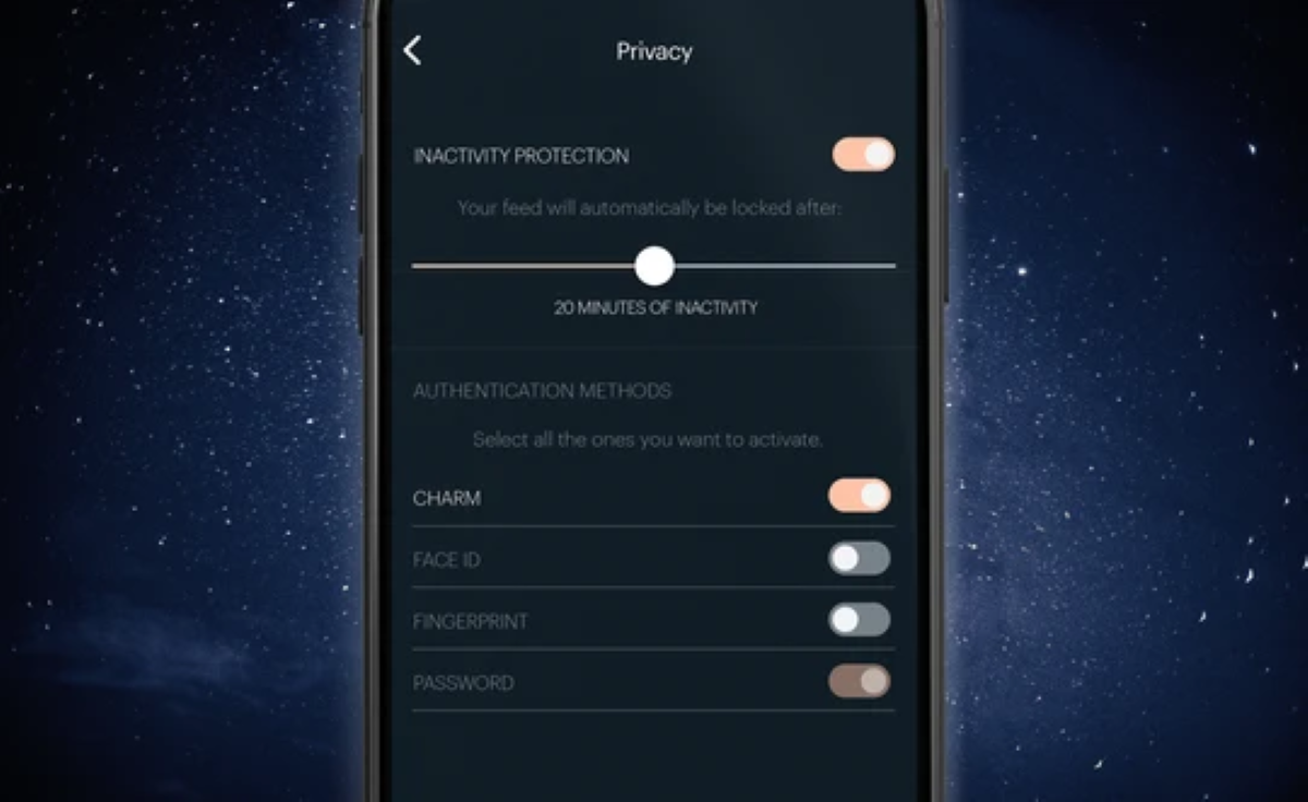 Talsam App - Privacy Settings