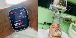 Jorge Freire Jr., saved by his own Apple Watch's high heart rate notification