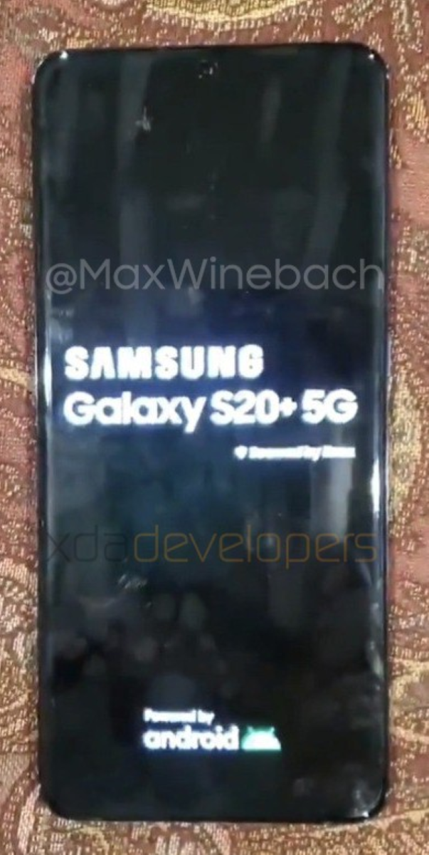Galaxy S20 - Welcome Screen