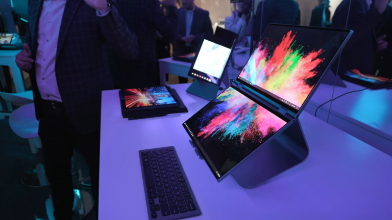 Dell unveiled two Foldable Laptop Prototypes at CES 2020