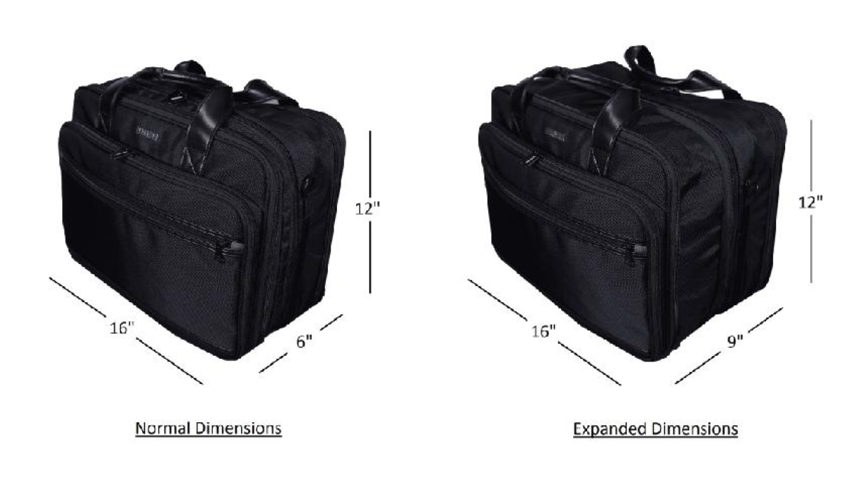 Infinity Messenger Bag - Measurements