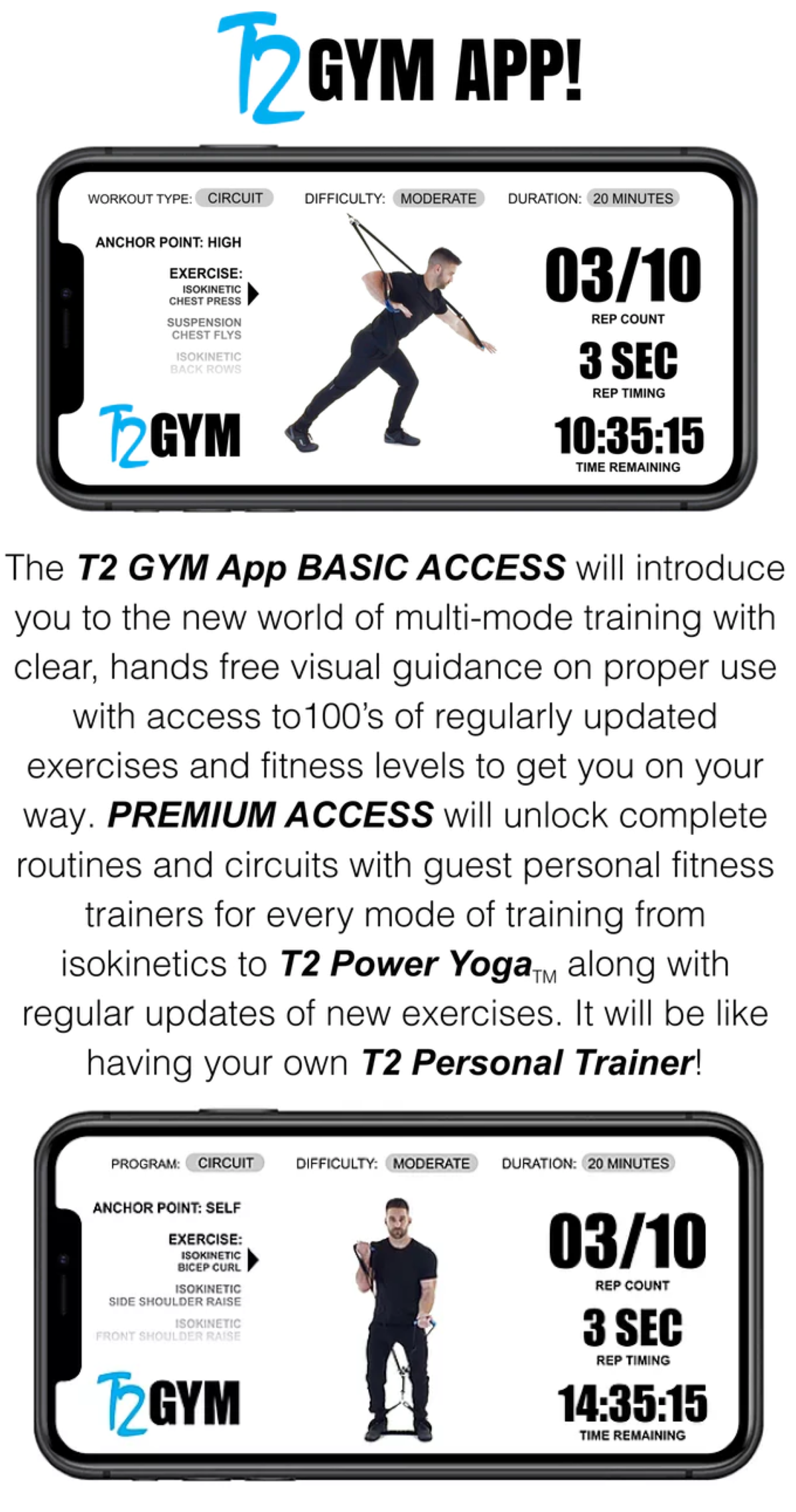 T2 Gym App