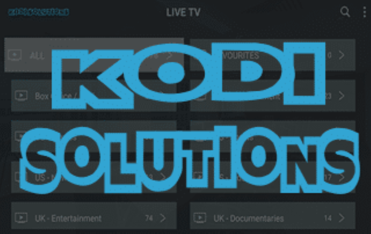 Kodi Solutions IPTV