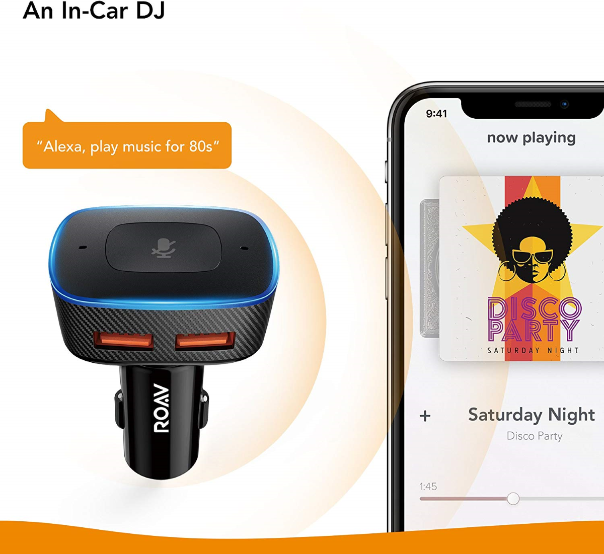 Roav VIVA Pro - Voice-Enabled Soundtracks