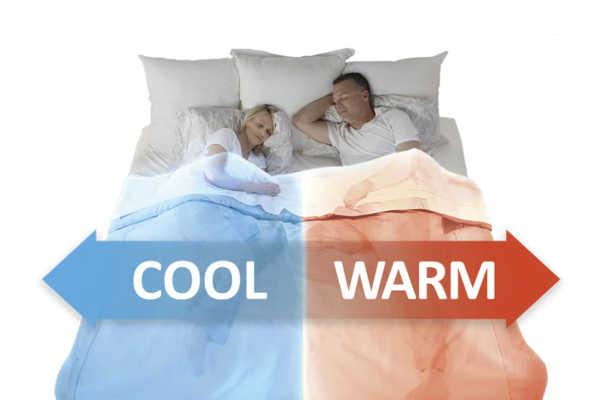 Have the cooling on just one side of the bed