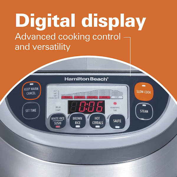 High-Quality Control Panel equipped with a Digital Display & Intuitive Push-Button Controls