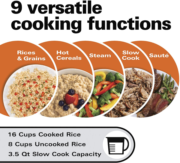 9 Different Versatile Cooking Functions