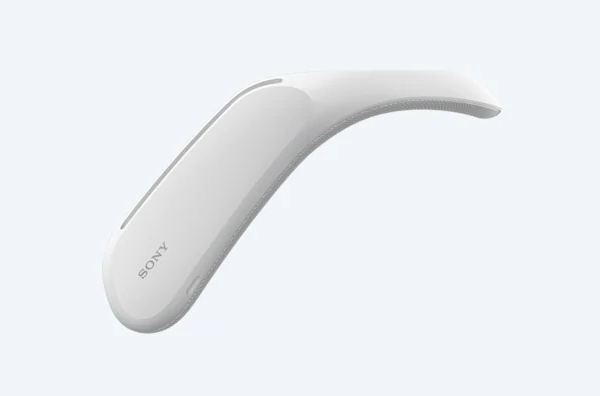 Arch-Shape Design allows the SONY SRS-WS1 to rest on users' shoulders without discomfort