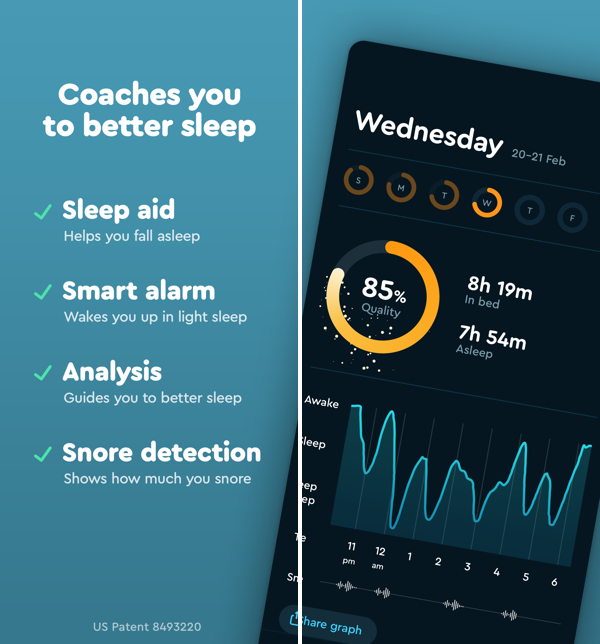 Sleep Cycle (Best 5 Health and Wellness Apps)
