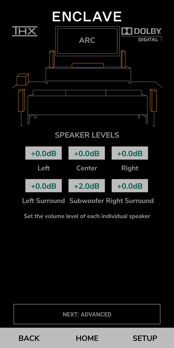 Enclave App - Speaker Volume