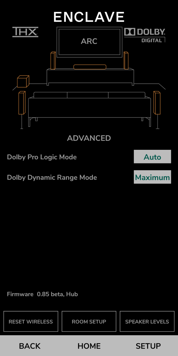 Enclave App - Advanced Settings