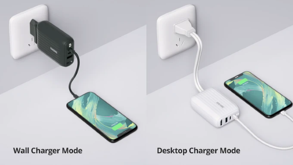 Two Working Modes - Desktop Mode & Wall Charger Mode