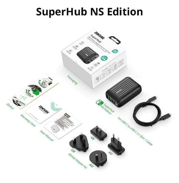 Box Contents - SuperHub NS Edition Package