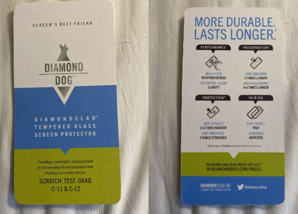 Diamond Dog Diamondclad - Screen Protector Scratch Test