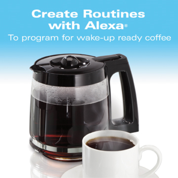 Easily create new automatic routines to have the smart coffee maker brewing fresh coffee in the morning