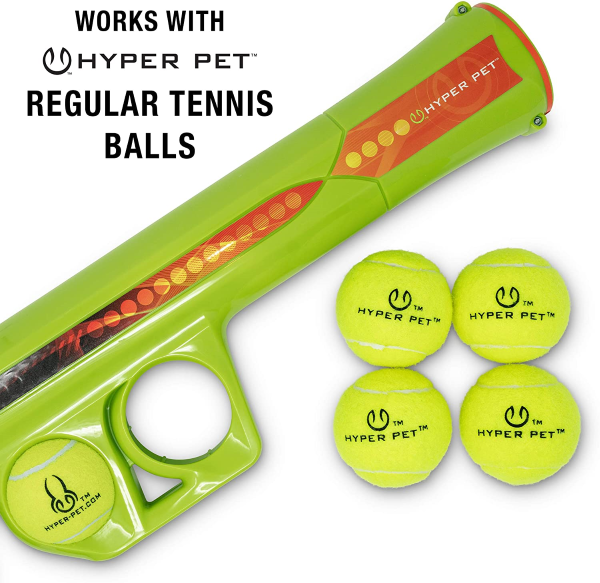 Works flawlessly with Hyper Pet Regular Tennis Balls