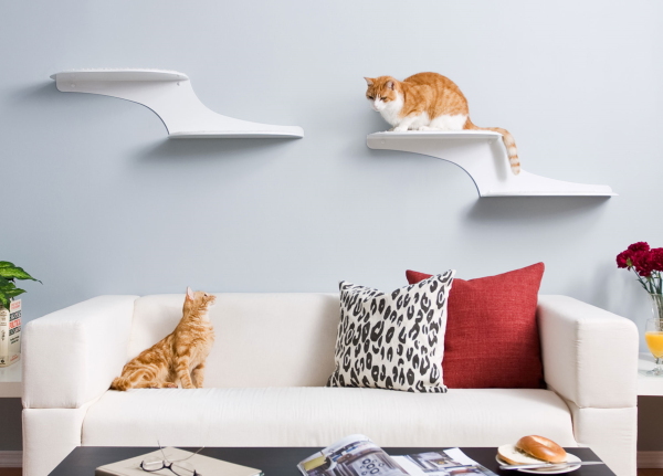 Refined Feline Cat Cloud Cat Shelves