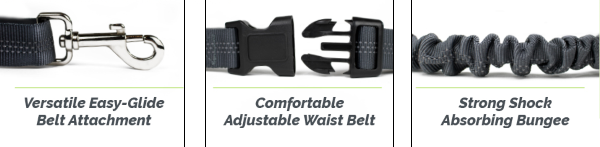 Features an Adjustable Waist Belt