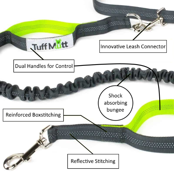 Tuff Mutt Hands Free Dog Leash - All Features